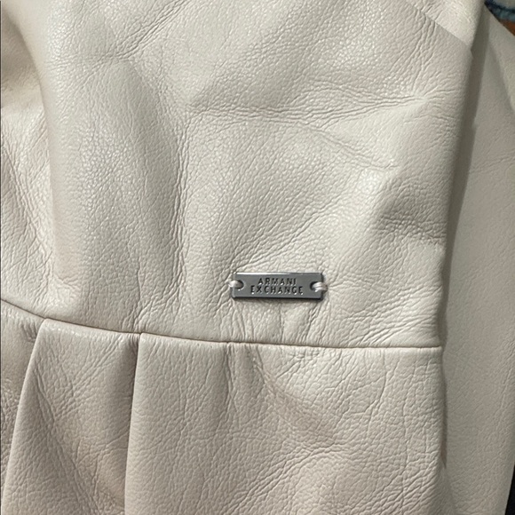 NWT • Armani Exchange • Women's Sleeveless Faux Leather Mini Dress • Size 10 • 😍 - Picture 7 of 7